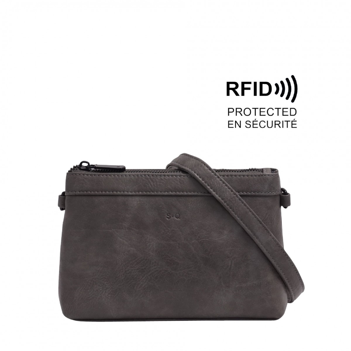 Dory Clutch - Charcoal Grey 